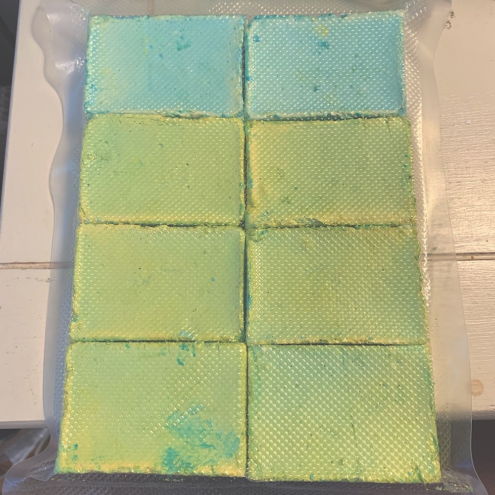 Blue/green and yellow/green bars!
